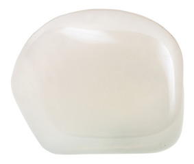 tumbled white Agate gemstone from India