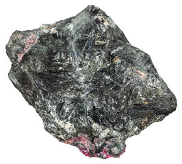 Aegirine mineral with pink Eudialyte crystals