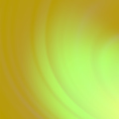 Abstract Green Orange Wave Background.