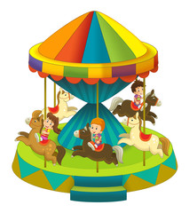 The funfair element - isolated - illustration for the children