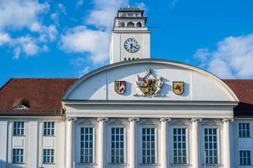 Fototapeta na wymiar Rathaus in Sonneberg,Thüringen