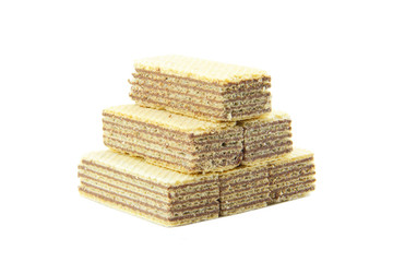 Wafer ladder on white background