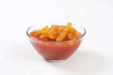 stewed peppers in tomato sauce