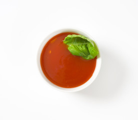 bowl of tomato soup