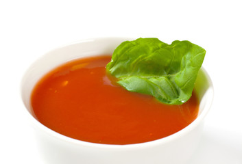 bowl of tomato soup