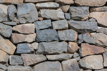 Stone wall texture patterns background.
