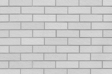 White brick wall texture for background.