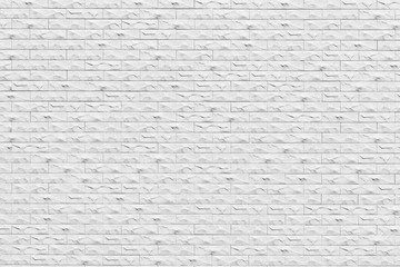 Modern White brick wall texture background.