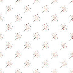 Sparkler pattern seamless