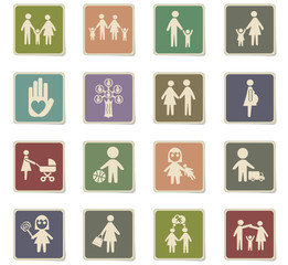 family icon set
