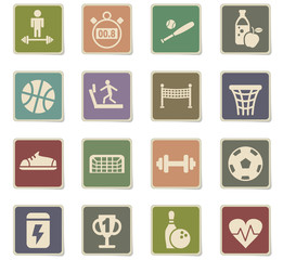 sport icon set