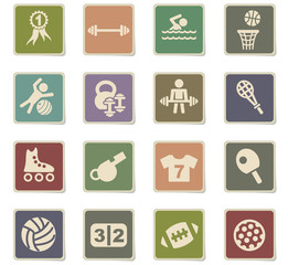 sport icon set