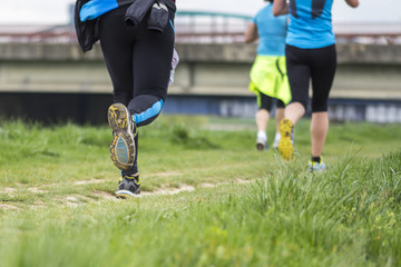 Fototapeta premium Marathon Cross-Country Running