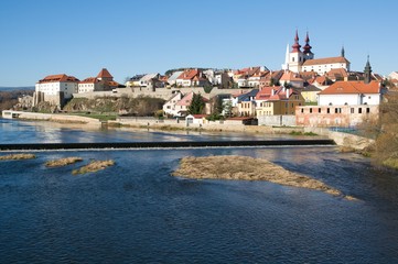 Obraz premium Historic town Kadan in Northern Bohemia, Czech republic