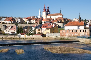 Obraz premium Historic town Kadan in Northern Bohemia, Czech republic