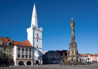 Fototapeta na wymiar Historic town Kadan in Northern Bohemia, Czech republic.