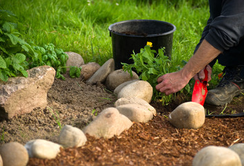 Gartenarbeit