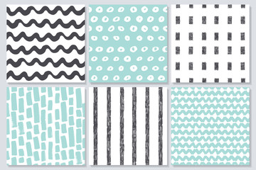 Abstract seamless patterns with texture