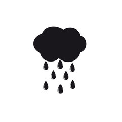 Cloud rain icon