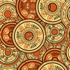 Africa triangle geometric patterns and shevron.