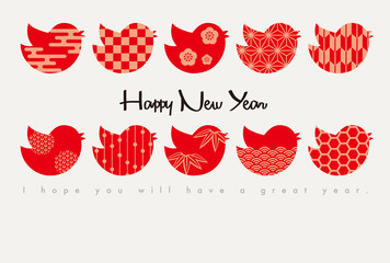 酉　年賀状 © hanabunta