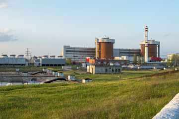 Fototapeta na wymiar South Ukrainian nuclear power plant