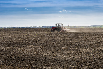 Fototapeta premium agricultural seeder