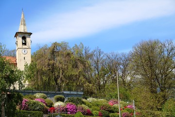 Spring in Someraro Stresa, Piedmont Italy