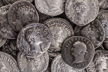 Ancient coin of the Roman Empire.