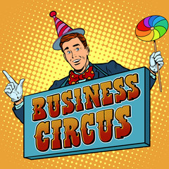 circus business billboard