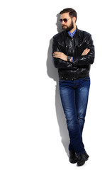 Fototapeta premium Elegant handsome man. 