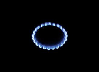  Image of a burning natural gas