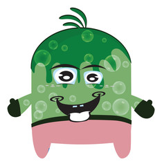 Halloween characters and buttons