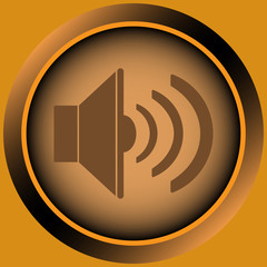 Icon orange sound