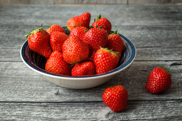 Strawberries in bowl 3