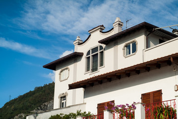 White Italian Building