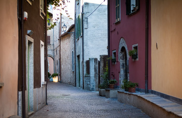 Traditional Street in Italy