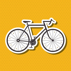 Flat illustration of bike lifesyle design, edita