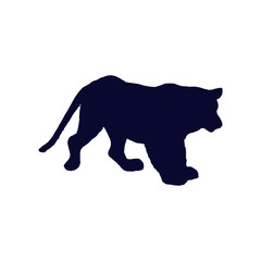 Obraz premium tiger silhouette