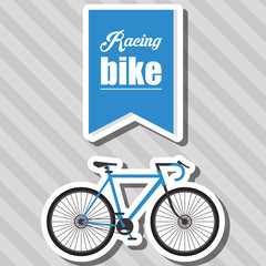 Flat illustration of bike lifesyle design, edita