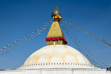 Tibetan Bodnath Temple, Kathmandu, Nepal