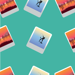 Seamless Pattern Fishing