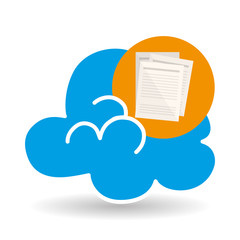 Security system design. technology illustration. protection icon