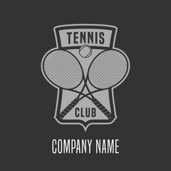 Tennis vector logo