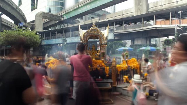 Erawan Hindu Shrine In Bangkok