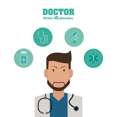 Doctor design, medical and healthcare concept