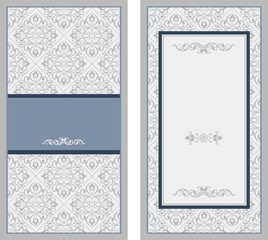 set of invitation cards