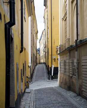 View of narrow street