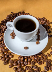 Cup of strong coffee