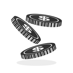 Casino design. Game and las vegas illustration